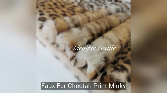 Faux Fur Cheetah Print Minky Animal Fabric Stripe Leopard