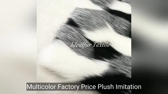Luxurious Multicolor Plush Faux Fur Raccoon and Fox Throw 