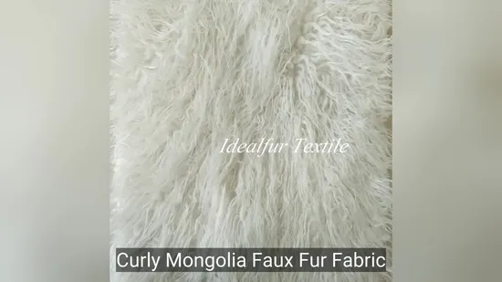 Luxurious Mongolia Faux Fur Fabric for Elegant Cushion Covers 