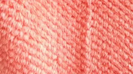 Luxurious Red Faux Fur Throw Blanket with Elegant Silver Thread 