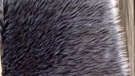 Premium Blue Faux Raccoon Fur Collar 