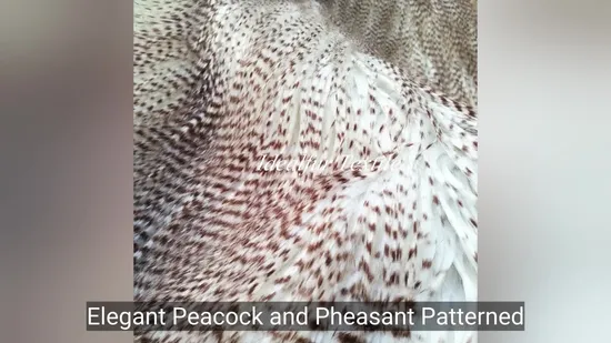 Exquisite Peacock and Pheasant Inspired Faux Fur Throw Blanket 