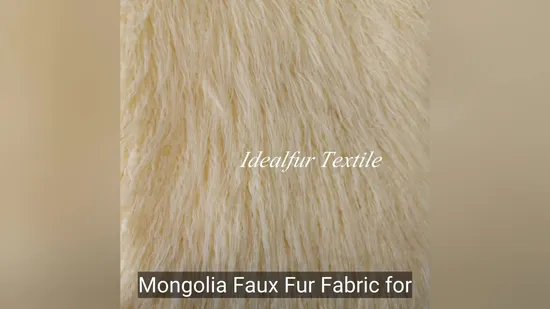 Premium Mongolia Faux Fur Fabric for Elegant Pillow Covers 