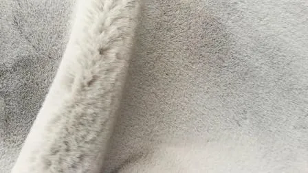 Sumptuous White Faux Rabbit Fur Blanket for Cozy Comfort 