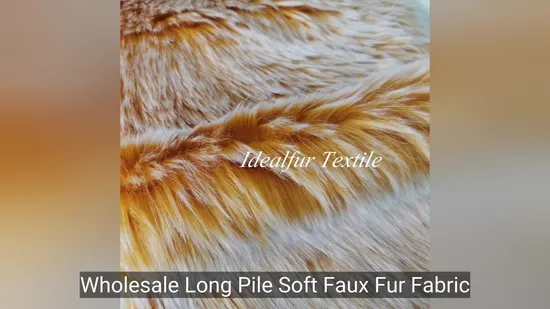 Luxurious Long Pile Faux Fur Fabric for Elegant Carpets 