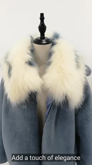 Luxurious Detachable Fox Fur Collar for Winter Fashion 